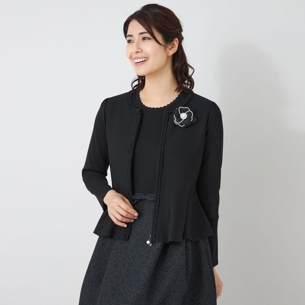 TO BE CHIC - ☆さくら☆トゥービーシック 美品♡ノーカラージャケット トゥービーシック(TO BE CHIC) レディース ノーカラージャケット の