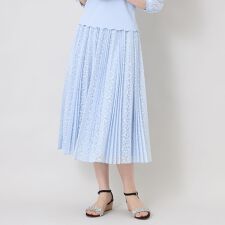 ジャカードレース プリーツスカート