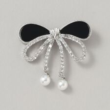 ダブルリボン ブローチ