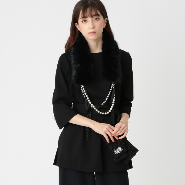 トゥービーシック TO BE CHIC 18AW シルケットポンチチュニックカッ