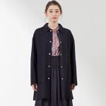 WEB限定】【リバーシブル】ウールリバーステンカラーコート | アマカ 