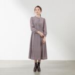 LIBERTY】 EVERYN TRAIL バンドカラーワンピース | アマカ(AMACA 