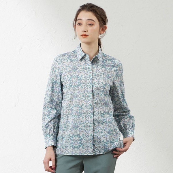 ピッコロプリントギャザーフリルブラウス | アマカ(AMACA) | マルイ