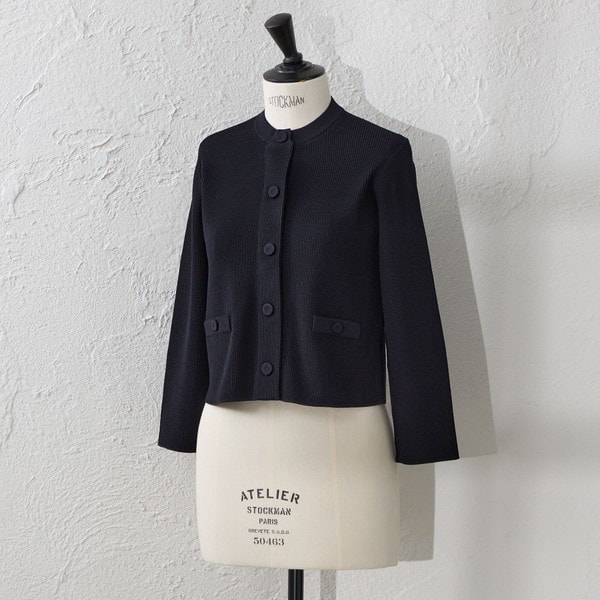 コットンツイードノーカラージャケット | マッキントッシュ ロンドン