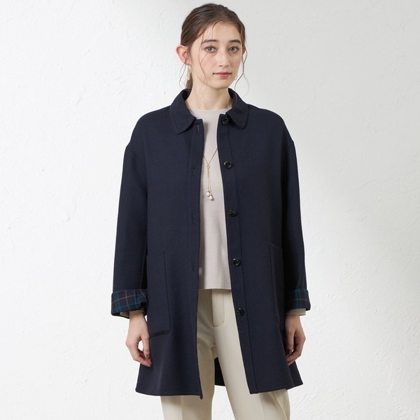 未使用　試着のみ ティッカ TICCA リバーシブルステンカラーコート ネイビー TICCA/ティッカ】 リバーシブルステンカラーコート | スピック＆スパン