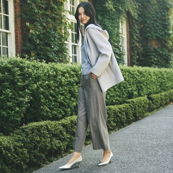 タスマニアダブルエアリーウールPコート | スウィングル(SWINGLE