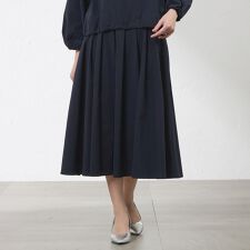 【TEXBRIDR×ダントツ撥水R】タックフレアスカート