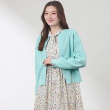 グローリーコットン 畦編みカーディガン