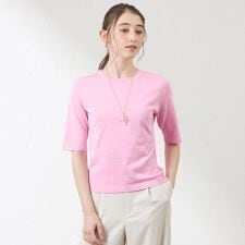 コットンシルク クルーネックプルオーバー