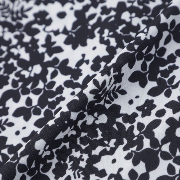 【吸水速乾】【接触冷感】【UV対策】【ウォッシャブル】カモフラワーエアファインワンピース