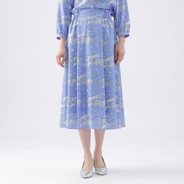 [�}���C]�y�C���X�g���[�^�[�R���{���z�y�E�H�b�V���u���z�r�G�� Hamptons�v�����g�M���U�[�X�J�[�g/�g�����X���[�N�iTRANS WORK�j �u���[