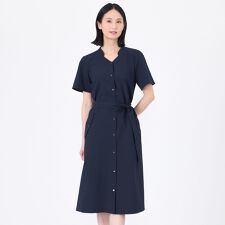 【ウォッシャブル】【吸水速乾】クールマックスサッカーワンピース