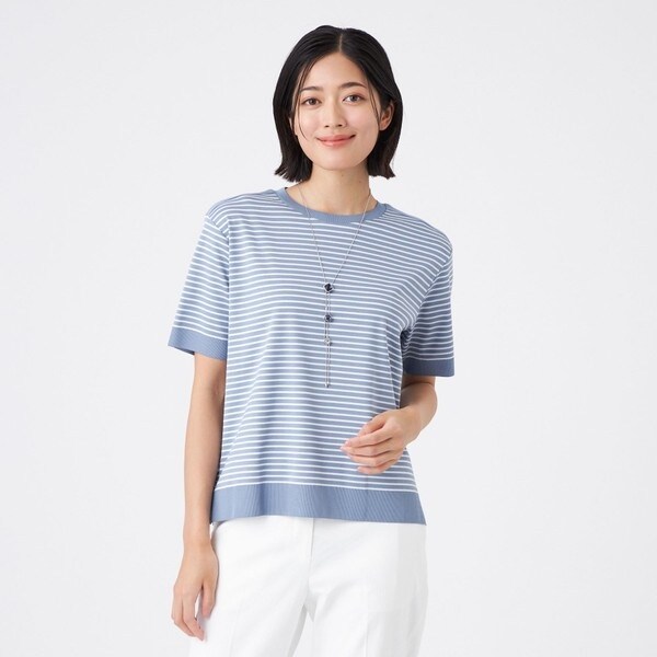 tシャツ 「接触冷感」「吸水速乾」「抗菌防臭」「UV」「ウォッシャブル」レースコンビチュニックカットソー レディース 接触冷感】【吸水速乾】【抗菌防臭】【UV】【ウォッシャブル