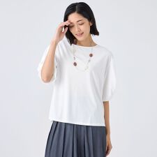 【ウォッシャブル・接触冷感・UV・防シワ】強撚スムース