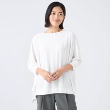 【ウォッシャブル・接触冷感・UV・防シワ】強撚スムース
