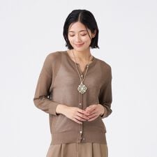 【ウォッシャブル】2WAYメッシュカーデ