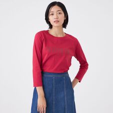 【ウォッシャブル】コーコランバイオスムースプリントTシャツ