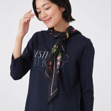 【ウォッシャブル】シルク混剣先ストール