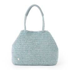 トランスワーク(TRANS WORK)のモール糸編みバッグ