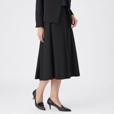 【美シリーズ・セットアップ対応・ウォッシャブル】プレミアムジャージスカート