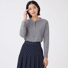 【ウォッシャブル】エクストラファインウールプルオーバー