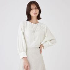 【ウォッシャブル】プライムジョーゼットブラウス