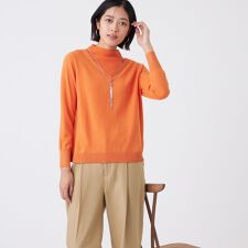 【ウォッシャブル】エクストラファインウールプルオーバー