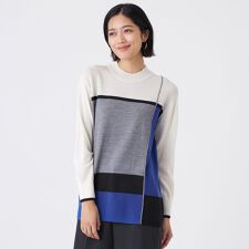 【ウォッシャブル】エクストラファインウールプルオーバー