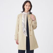 【ウォッシャブル・はっ水】ファンクションツイルコート