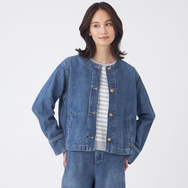 ウォッシャブル】ブレンドデニムブルゾン | トランスワーク(TRANS WORK
