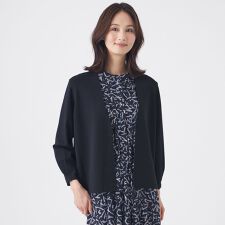 【ウォッシャブル】ヴィスコースストレッチカーディガン