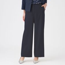 【美シリーズ・セットアップ対応・ウォッシャブル】オックスストレッチパンツ
