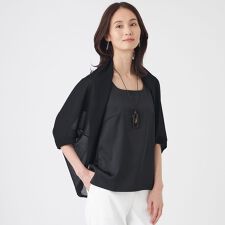 【ウォッシャブル】シアーポンチョ