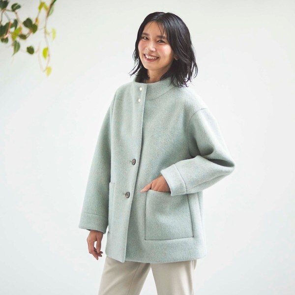 【専用】スタンドカラーコクーンミドルコート 楽天市場】【SALE／60%OFF】スタンドカラーコクーンミドルコート