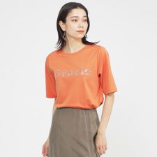 【カタログ掲載品】【接触冷感】【ウォッシャブル】超冷感コットンスムースホットフィットロゴＴシャツ