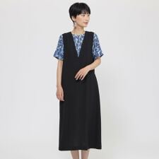 【接触冷感】【防しわ】【防透け】【ウォッシャブル】ドライタッチジャンパースカート