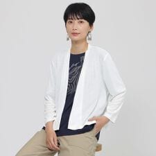 【日傘級の遮熱機能！】【遮熱】【UV対策】【ウォシャブル】サンシェードカーディガン