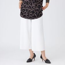 【シーズンレスに活躍！】【マシンウォッシャブル】ダンボールニットワイドパンツ