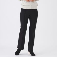 【25AWモデル】【マシンウォッシャブル・保温性・吸湿発熱】デュアルウォームセミフレアパンツ