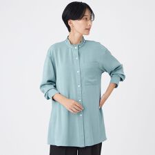 【カタログ掲載】フィブリルライクサテンビジューシャツ