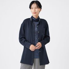 【カタログ掲載】フィブリルライクサテンビジューシャツ