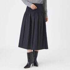 【カタログ掲載】【ウォッシャブル】ダイヤジャカードシャーリングスカート