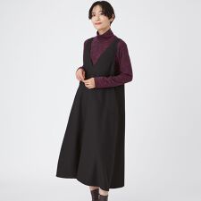 【カタログ掲載】【マシンウォッシャブル】シャークツイードジャンパースカート