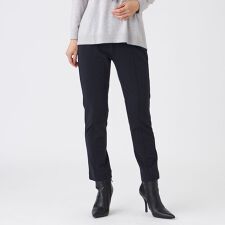 【ウォッシャブル】裏起毛ハイテンションクロップドパンツ