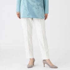 【マシンウォッシャブル】TRダブルクロスピンタックパンツ