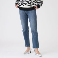 【ウォッシャブル】ストレッチデニムパンツ