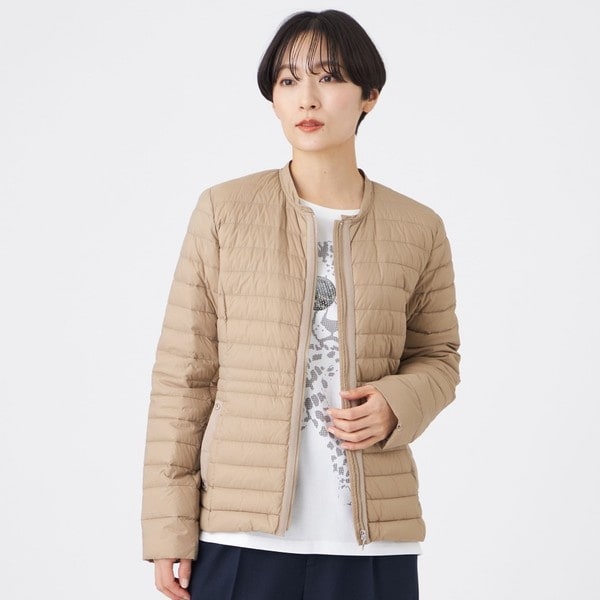 EVEX by KRIZIA」 ジップアップブルゾン 40 ベージュ レディース