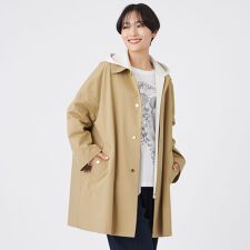 【はっ水・ウォッシャブル】テックスブリッドステンカラーコート