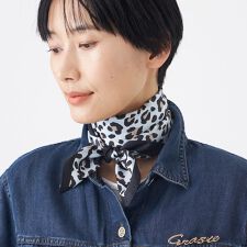 【ウォッシャブル】シルクサテンスカーフ