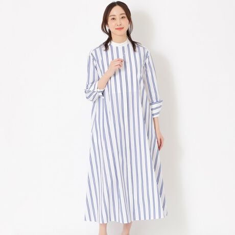 ストライプクレリックシャツワンピース | エス エッセンシャルズ(S  
